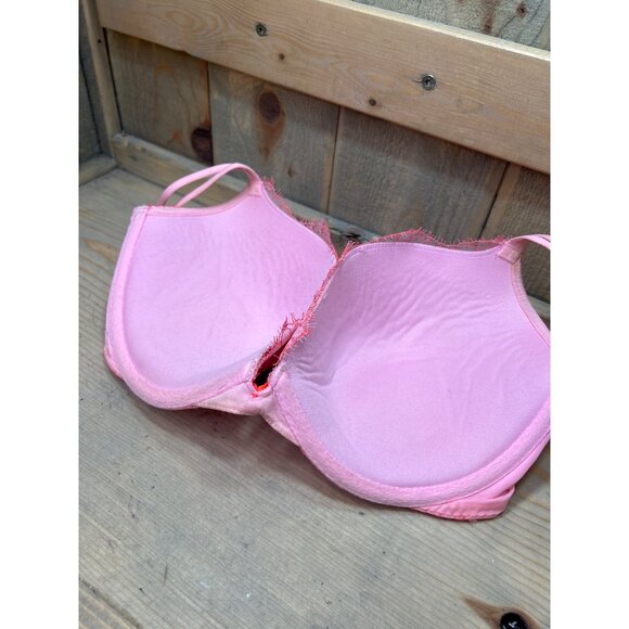 Victorias Secret Very Sexy Pink Lace Push Up Bra 34DD - Picture 7 of 7